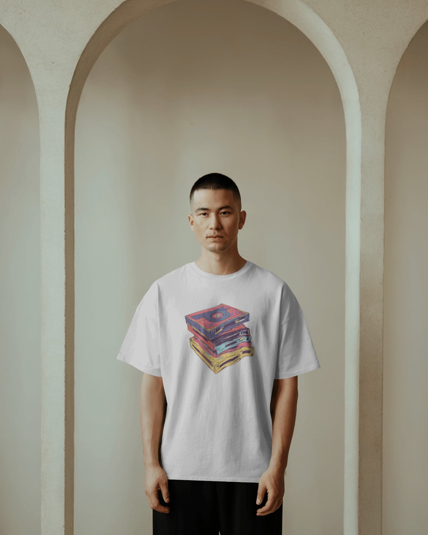 Tape Stack Tee