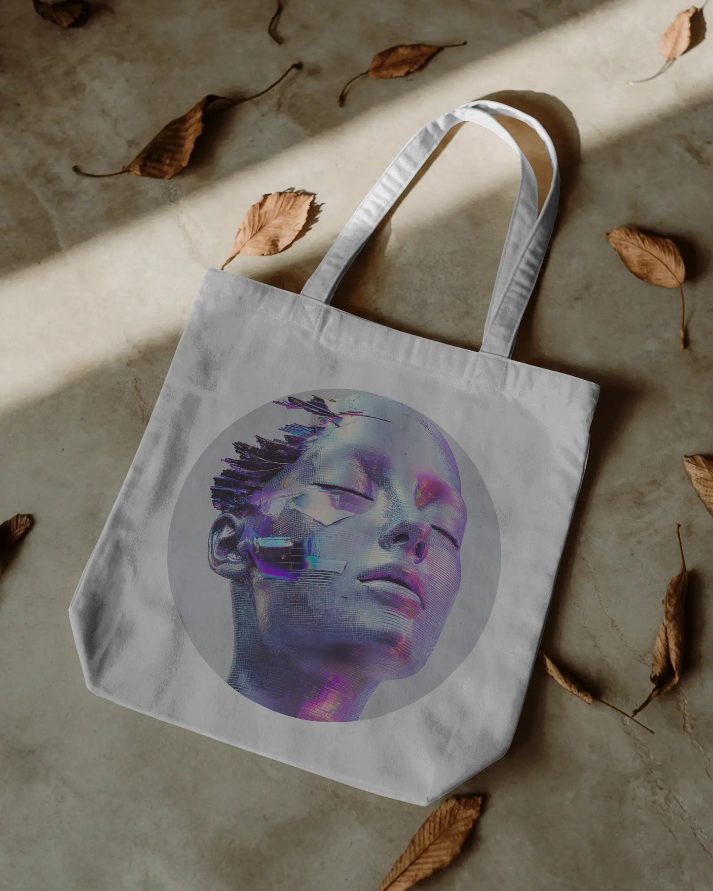 Chrome Glitch Tote