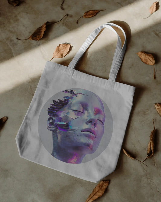 Chrome Glitch Tote