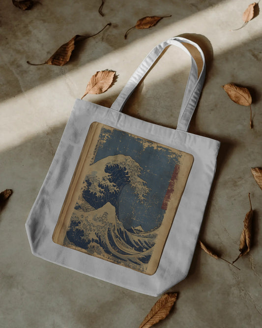 Hokusai Wave Tote