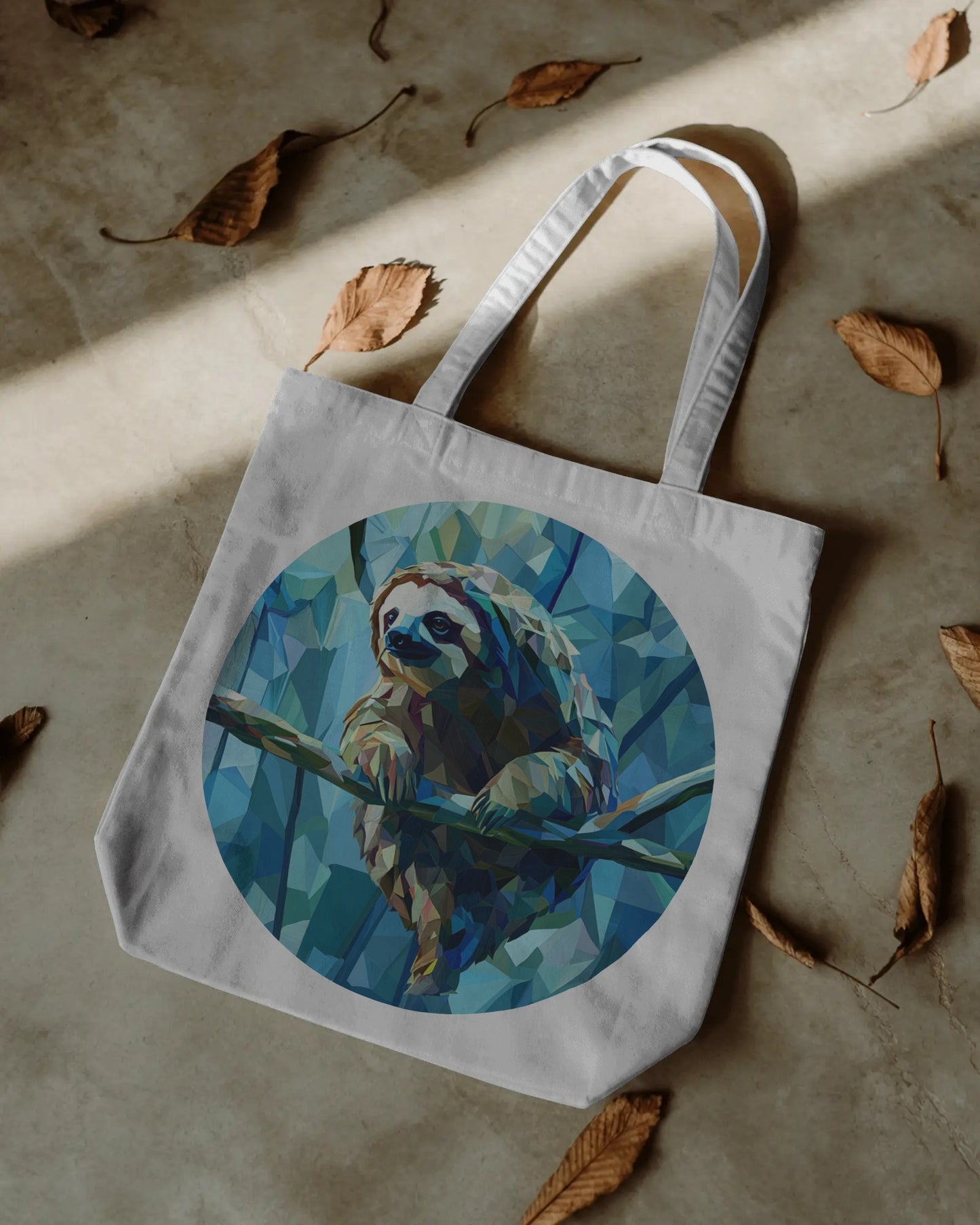 Geo Sloth Tote