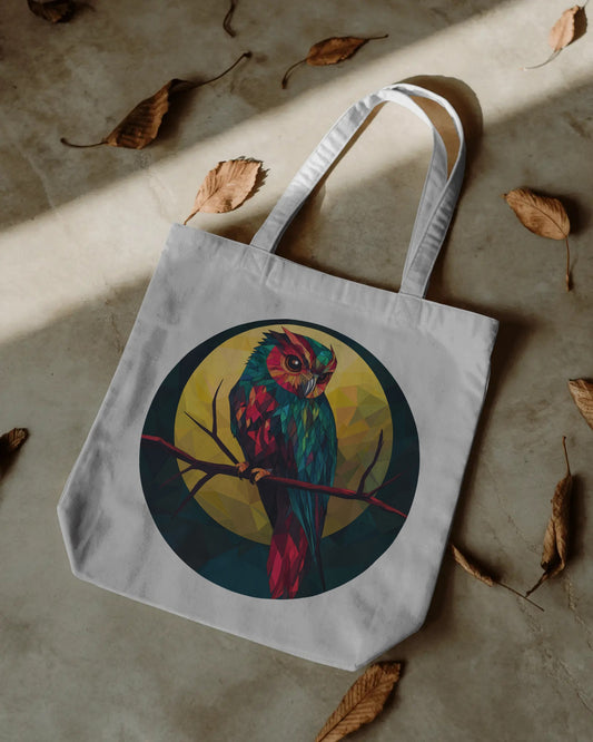 Geo Owl Tote