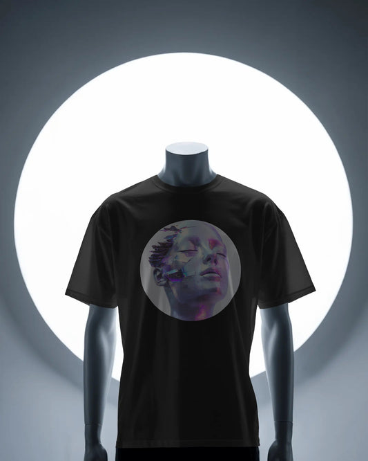 Chrome Glitch Face